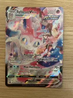 Pokemon Sylveon VMAX Ultra Rare Holo TG15/30 Brilliant Stars Trainer Gallery - Image 1