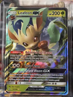 Leafeon GX 13/156 Pokemon SM - Ultra Prism NM 🔥 Penny Sleeved And Top Loaded - Image 1