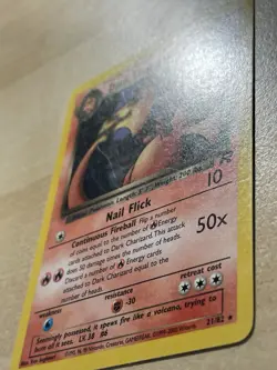 Dark Charizard 21/82 Team Rocket Regular (Lightly Played) LP Vintage Pokemon - Image 3