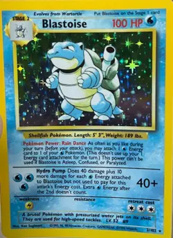 Pokemon Blastoise 2/102 Holo Classic Collection Near Mint - Image 1