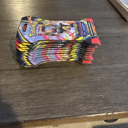 Pokemon 13 Sleeves Hanger Packs Mega Evolution Phantasmal Flames Sealed New - Image 2