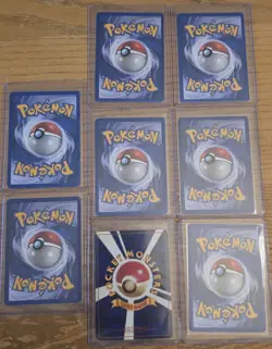 Vintage Rares Pokemon Lot (34 Cards, All Rares, 8 Holos) - Image 3