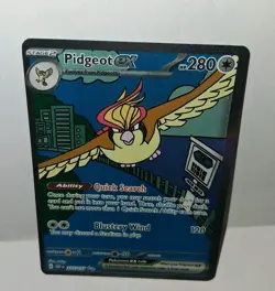 Pidgeot ex 225/197 SV03: Obsidian Flames Holo - Pokemon SIR NM Illustration Rare - Image 3