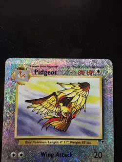 PIDGEOT REVERSE HOLO 33/110 LEGENDARY COLLECTION LP - NM POKEMON - Image 3
