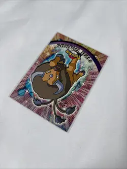 2000 Topps Pokemon TV Series Blue Logo #123 Tauros Non Holo - Image 4