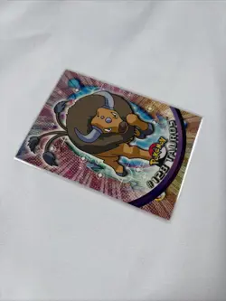 2000 Topps Pokemon TV Series Blue Logo #123 Tauros Non Holo - Image 5