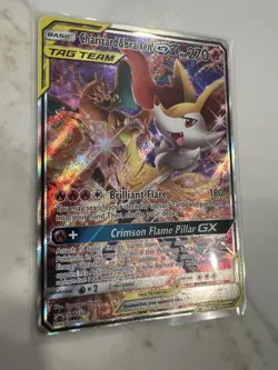 Charizard & Braixen GX SM230 🔥 TAG TEAM Promo Ultra Rare Holo Pokemon NM - Image 2