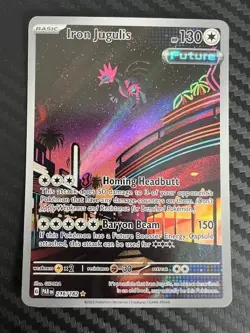Pokemon TCG Iron Jugulis 216/182 Paradox Rift Illustration Rare VLP - Image 1