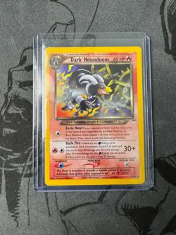 Pokemon Neo Destiny Dark Houndoom 7/105 Holo - Unlimited - WOTC - LP/MP - Image 1