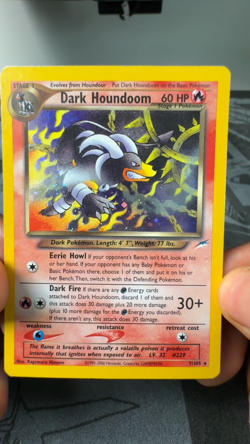 Pokemon Neo Destiny Dark Houndoom 7/105 Holo - Unlimited - WOTC - LP/MP - Image 2