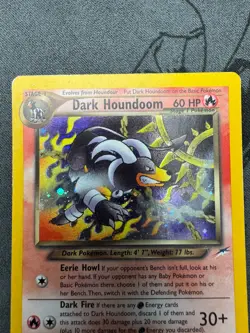 Pokemon Neo Destiny Dark Houndoom 7/105 Holo - Unlimited - WOTC - LP/MP - Image 5