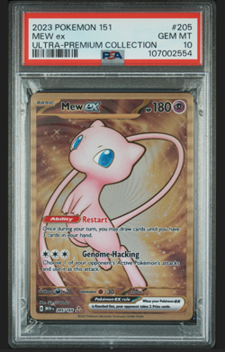 PSA 10 Pokemon 151 Ultra Premium Collection Promo Metal Mew EX 205/165 GEM MINT! - Image 1