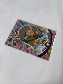2000 Topps Pokemon TV Series Blue Logo #123 Tauros Non Holo - Image 5