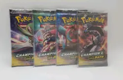 Champions Path - Sealed 4 Booster Pack Art Set - Pokemon Sword & Shield TCG - Image 1