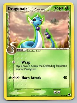Pokemon TCG Dragon Frontiers Dragonair (Delta Species) 28/101 - Image 1