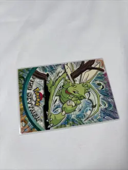 2000 Topps Pokemon TV Series Blue Logo #123 Scyther Non Holo - Image 2
