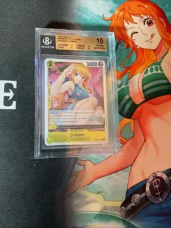 BGS 10 One Piece OP06-101 R O-Nami - English - Nami Beckett Rare - Image 1