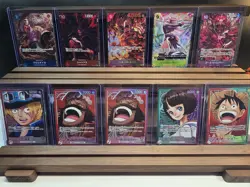 Bandai One Piece Card Game Lot 20 Japanese Cards Holo Regular Luffy Hancock - Image 1