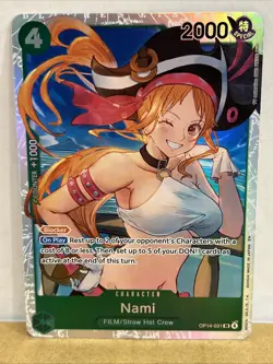 Nami OP14-031 (SR) - The Azure Sea’s Seven - One Piece TCG - English Super Rare - Image 1