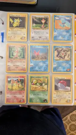Pokemon Binder with 17 card sleeves 150+ vintage cards - Image 5