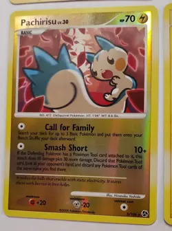 Pachirisu Lot of 4 Holo Cards Diamond & Pearl DP04 35/130 5/106 2007 2008 - Image 4