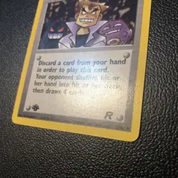 Imposter Oak's Revenge 76/82 Team Rocket First Edition Pokemon Card Nm Condition - Image 3