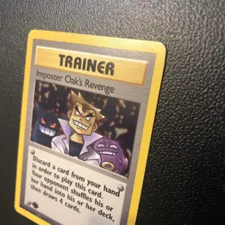 Imposter Oak's Revenge 76/82 Team Rocket First Edition Pokemon Card Nm Condition - Image 4