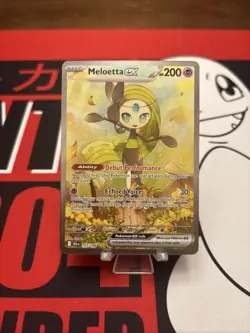 Pokemon TCG Meloetta EX Full Art Black Bolt Card 167/086 Sir NM Condition Rare - Image 1