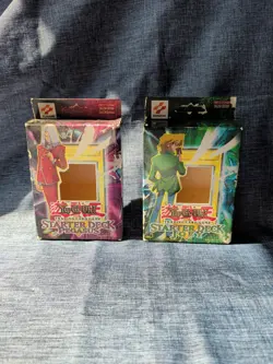 2 Vintage Yugioh Starter Deck Pegasus + Joey Empty Boxes ONLY - No Cards - Image 1
