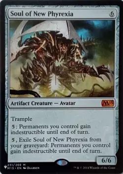 231/269 SOUL OF NEW PHYREXIA MYTHIC MAGIC 2015 CORE SET MTG CARD - Image 1
