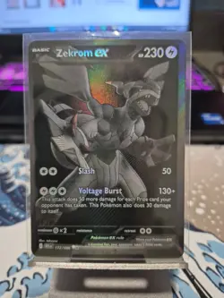 Pokemon TCG Zekrom EX Card 172/086 BWR, Mint/Near Mint Condition - Image 1