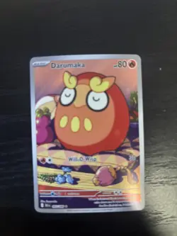 Pokemon Darumaka 097/086 Rare Fire Basic Will-O-Wisp 80HP BLM 2025 TCG Card - Image 1