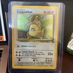 Kangaskhan 5/64 LP Played Jungle Set 1999 Pokemon Card Holo Rare Holofoil - Image 1