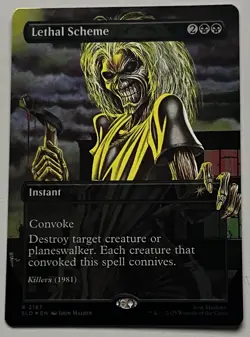 MTG Secret Lair Drop Lethal Scheme Instant RARE FOIL #2187 - Image 1
