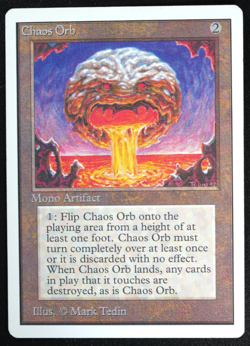 Chaos Orb Unlimited Magic Card MTG Reserved List 1993 - Image 1