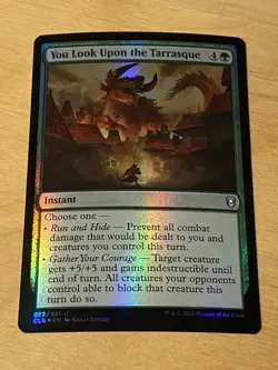 You Look Upon the Tarrasque FOIL - NM MTG CLB - Battle for Baldur's Gate 262/361 - Image 1