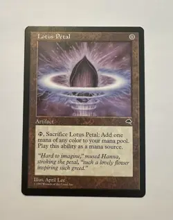 MTG (Magic: The Gathering) Lotus Petal - Tempest (LP-NM) - Image 1