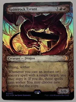 MTG Lorwyn Eclipsed Spinerock Tyrant Creature MYTHIC FOIL #0322 - Image 1
