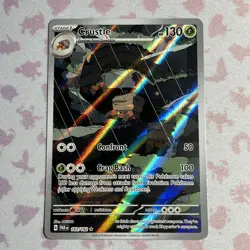 Crustle 183/182 IR Pokemon TCG SV04: Paradox Rift Holo NM - Image 1