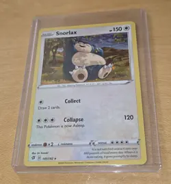 Snorlax Cosmos RARE Holo Promo - 141/192 - Rebel Clash Pokemon 2020 - Image 1