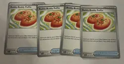 4x Buddy Buddy Poffin - NM Playset - Trainer x4 - Pokemon TCG - Image 1