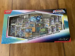 Pokemon TCG SV Prismatic Evolutions Lucario EX & Tyranitar EX Premium Collection - Image 1