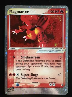 MAGMAR EX 100/109 RUBY & SAPPHIRE LP - NM POKEMON - Image 1