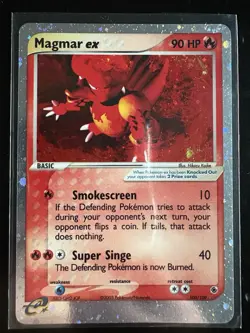 MAGMAR EX 100/109 RUBY & SAPPHIRE LP - NM POKEMON - Image 5