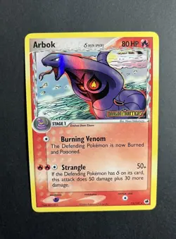 Pokemon TCG Arbok (Delta Species) 13/101 Dragon Frontiers Reverse Holo Rare - Image 3