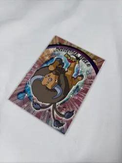 2000 Topps Pokemon TV Series Blue Logo #123 Tauros Non Holo - Image 4