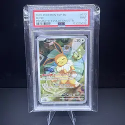 2025 POKEMON SVP EN-SV BLACK STAR PROMO #173 EEVEE PSA 9 - Image 1