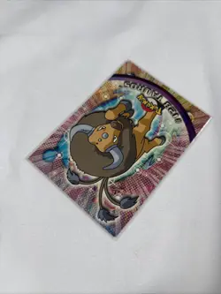 2000 Topps Pokemon TV Series Blue Logo #123 Tauros Non Holo - Image 4