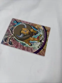 2000 Topps Pokemon TV Series Blue Logo #123 Tauros Non Holo - Image 5