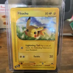 Pikachu 124/165 Expedition Base Set Regular 2002 Pokemon - Image 1